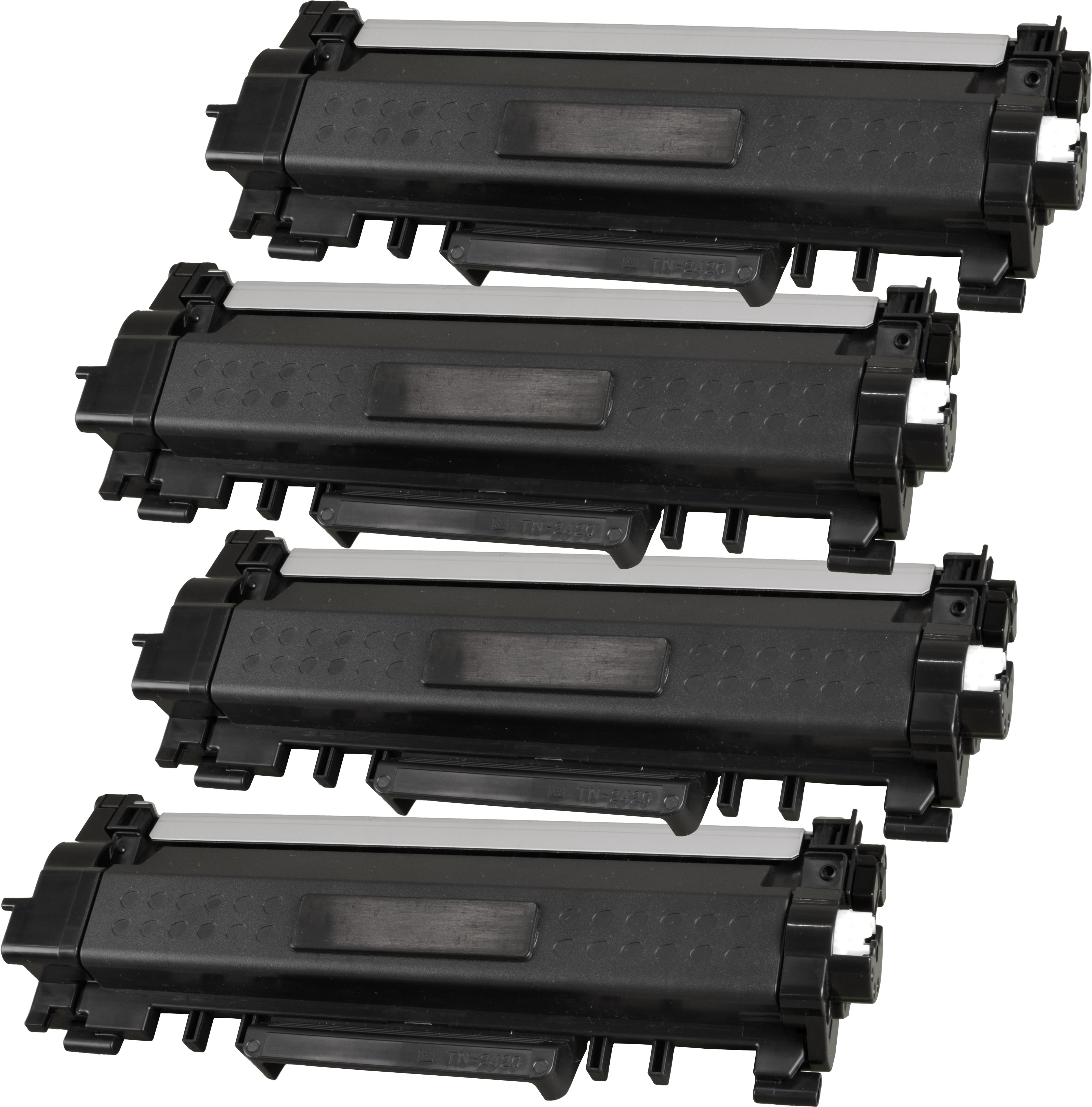 4260594077239 - 4 Toner ersetzt Brother TN-2420  schwarz