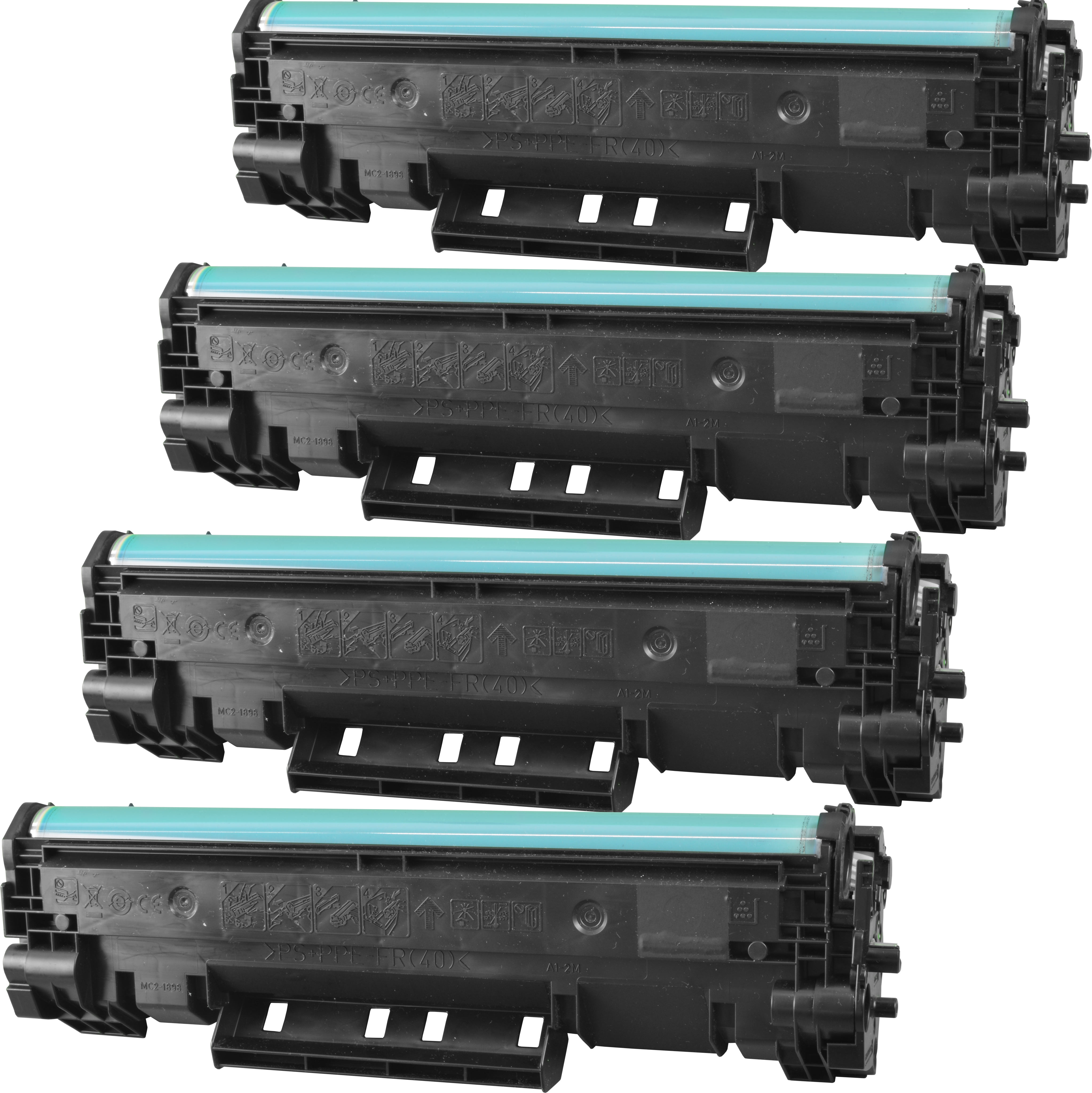 4260594079790 - 4 Toner ersetzt HP CF244A  44A  schwarz