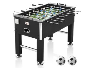 4260595755709 - Kickertisch   Tischfußball aus Holz mit 2 Getränkehalter LEGEND in Schwarz