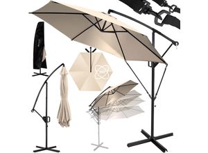 4260598874629 - KESSER® Alu Ampelschirm Sonnenschirm + Abdeckung Ø300 cm Ø350 cm mit Kurbelvorrichtung Kurbelschirm mit Ständer UV-Schutz Aluminium Wasserabweisende Bespannung - Schirm Gartenschirm Marktschirm 4260598874629 - KESSER® Alu Ampelschirm Sonnenschirm + Abdeckung Ø300 cm Ø350 cm mit Kurbelvorrichtung Kurbelschirm mit Ständer UV-Schutz Aluminium Wasserabweisende Bespannung - Schirm Gartenschirm Marktschirm