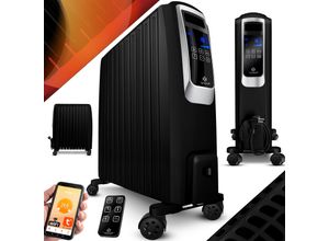 4260598878580 - KESSER® Ölradiator mit WiFi App & Fernbedienung digitalem Display- elektrischer energiesparender Heizkörper mit 10 Rippen Timer Zeitschaltuhr 4 Heizstufen Thermostat Weiß 4260598878580 - KESSER® Ölradiator mit WiFi App & Fernbedienung digitalem Display- elektrischer energiesparender Heizkörper mit 10 Rippen Timer Zeitschaltuhr 4 Heizstufen Thermostat Weiß