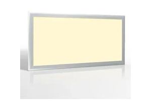 4260601130049 - LED Panel 60x30cm 24W Rahmen silbern - Lichtfarbe Warmweiß 3000K