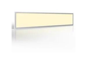 4260601132388 - LED Panel 150x30cm 40W Rahmen silber - Lichtfarbe Warmweiß 3000K