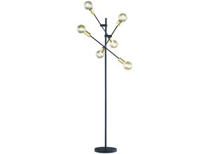 4260618142257 - Leuchten - Design led Stehleuchte schwenkbar Schwarz Bronze