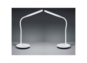 4260618142936 - LED Schreibtischleuchten 2er SET Weiß dimmbar Flexgelenk 41cm hoch