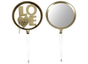 4260618691977 - Inda-exclusiv - 2er Set Schmuckhalter Love mit Haken Gold-D216775-Gold