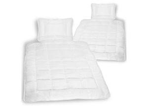 4260620080769 - NYVI Kinderbetten Set Easy - 2x Kinderbettdecke 100x135 cm & 2x Kissen 40x60 cm