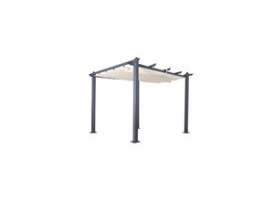 4260620351630 - Pavillon Pergola Aluminium Luxor anthrazit-beige 4x3 m