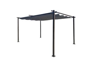 4260620354884 - Pergola Aluminium Pavillon Kairo light Terasse Sonnenschutz Garten 3 x 3 Meter