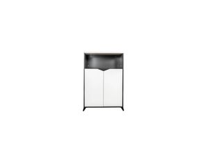 4260620355744 - Sideboard CLAUDIO schwarz weiss