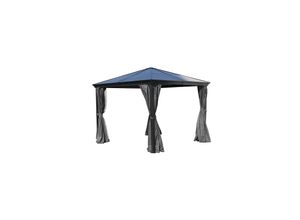 4260620356239 - Garten Pavillion Pergola Suez aus Aluminium mit festem Dach