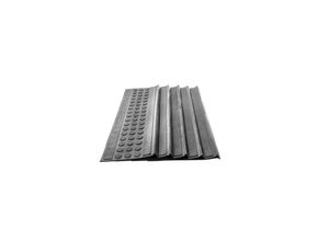 4260620357281 - Stufenmatten MELINA 5er-Set Außenbereiche Treppenmatten Antirutschmatte 25x75cm schwarz