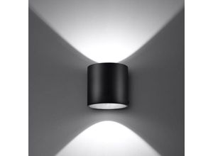 4260623710410 - Wandleuchte Christina aus Aluminium in Schwarz G9 max 40W - black - Famlights