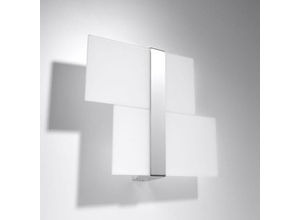 4260623711776 - Wandleuchte Anton aus Glas in Weiß G9 max 2 x 40W [Gebraucht - Wie Neu] - white - Famlights