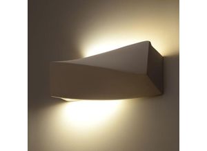 4260623712193 - Wandleuchte Alena aus Keramik in Weiß E27 max 60W 300 x 150 mm - white - Famlights