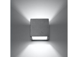 4260623714678 - Wandleuchte Luis aus Beton in Grau G9 1 x 28 w [Gebraucht - Sehr gut] - grey - Famlights