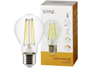 4260623716962 - Smartes ZigBee led Leuchtmittel E27 klar tunable white Standard Birne - A60 7W 806 Lumen - Transparent - Shyne