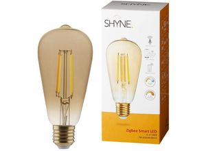 4260623717075 - Smartes ZigBee LED Leuchtmittel E27 amber tunable white ST64 7W 650 Lumen 1er-Pack - Amber