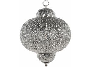 4260624111063 - Beliani - Hängeleuchte Silber Metall marokkanisches Design Glamouröser Stil - Silber