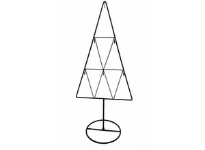 4260625743980 - Spetebo - Kleiner Metall Tannenbaum mit 6 Haken - 61 cm - Deko Ständer für Weihnachts Zierschmuck