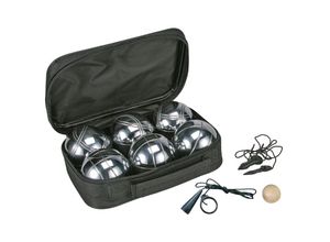 4260625745717 - Spetebo - Boule Set mit Tragetasche - 6 Kugeln - Boccia Petanque Garten Spiel Wurfspiel