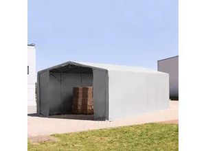 4260626595793 - Outlander 8x12m Zelthalle PRIMEtex-Plane grau mit Statik (Betonuntergrund) - (94230)