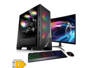 4260627613007 - PC Set Gaming mit 24 Zoll TFT Total 12 Intel Core i5-12400F 16GB DDR4 NVIDIA RTX 3050 8 GB 1TB SSD WLAN Windows 11