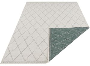 4260628024956 - Teppich FREUNDIN HOME COLLECTION Daisy Teppiche Gr B L 120 cm x 170 cm 5 mm 1 St grün (grün creme) Esszimmerteppiche