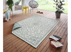 4260628029746 - Teppich LEYTE Wendeteppich Teppiche Gr B L 120 cm x 170 cm 5 mm 1 St beige (creme grün) Esszimmerteppiche