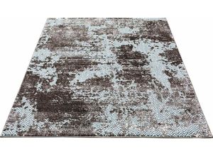 4260629136948 - Teppich CARPET CITY Moda 1137 Teppiche Gr B L 190 cm x 280 cm 11 mm 1 St blau Esszimmerteppiche 4260629136948 - Teppich CARPET CITY Moda 1137 Teppiche Gr B L 190 cm x 280 cm 11 mm 1 St blau Esszimmerteppiche