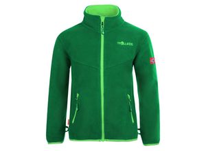 4260629292316 - TROLLKIDS - Fleecejacke OPPDAL KIDS XT in dark green Gr116