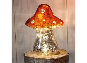 4260631860558 - Glas-Pilz mit LED-Beleuchtung 20 cm