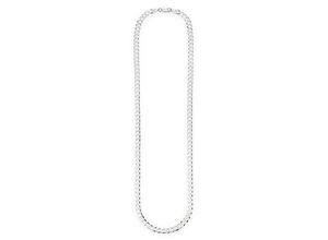 4260632091494 - Kette ohne Anhänger BRUNO BANANI Schmuck Geschenk Silber 925 Halsschmuck Halskette Panzerkette Halsketten Gr 55 Silber 925 (Sterlingsilber) Breite 5 mm silberfarben Herren Ketten ohne Anhänger