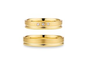 4260632091876 - Trauring PHÖNIX Schmuck Geschenk Gold 333 Ehering LIEBE versch Varianten Fingerringe Gr 49 003 ct SI = kleine Einschlüsse mit Brillanten Gelbgold 333 40 mm gelb (gelbgoldfarben) Trauringe Made in Germany wahlweise mit oder ohne Brillanten