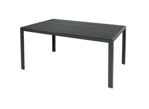 4260635723392 - Inda-exclusiv - Alu Non-Wood Gartentisch anthrazit grau 180x90x74cm-D691854