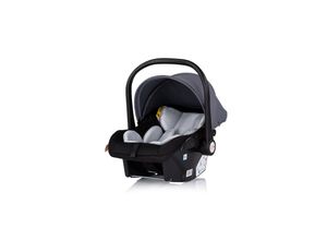 4260636042652 - Set Babyschale Isofix-Basis-Station Amore i-Size Gruppe 0+ (0 - 13 kg) grau gemustert