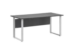 4260637313607 - 1500 Schreibtisch anthrazit rechteckig Kufen-Gestell silber 1600 x 750 cm