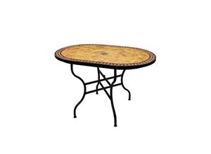 4260637320773 - Marrakesch Orient & Mediterran Interior Gartentisch Mosaiktisch 120x80cm oval B