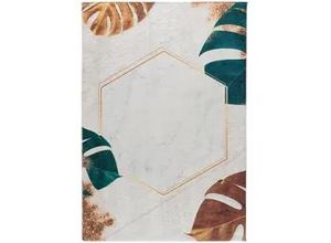 4260638223783 - Webteppich Leaves in Beige ca 160x230cm