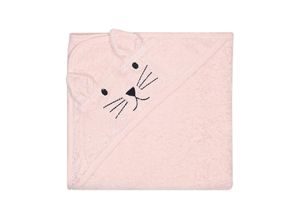 4260639722353 - Kapuzenhandtuch KATZE (76x76) in rosa