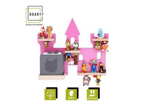 4260641122752 - Holz Schloss Kinder Regal Toniebox Figuren Wandregal Tonies Musikbox (Farbe Pink)