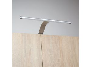 4260642313593 - LED Aufbauleuchte 325mm silber-grau warmweiss 5er SET inkl Fußschalter