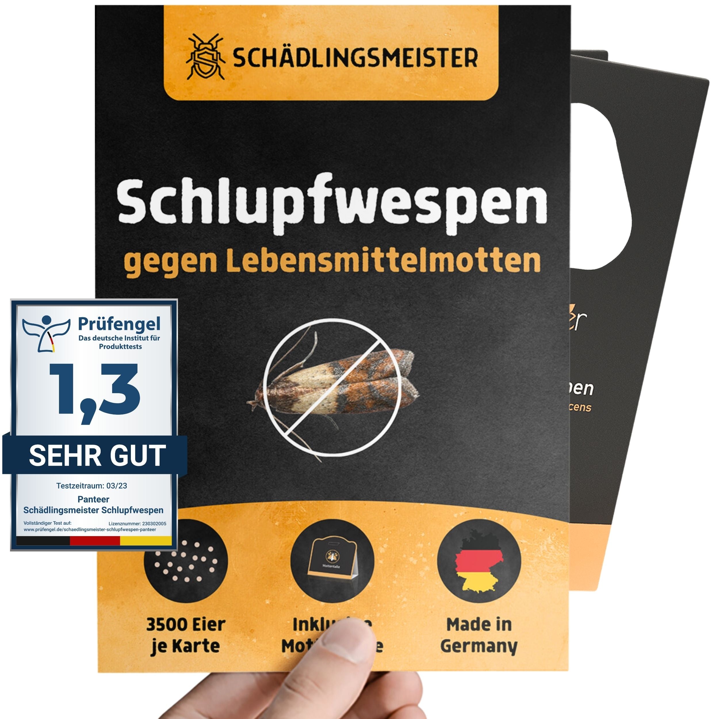 4260643860836 - ® Schlupfwespen gegen Lebensmittelmotten + GRATIS Mottenfalle