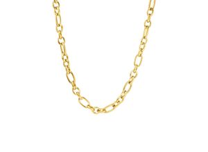 4260644149855 - Collier Schmuck Geschenk Fashion Show Necklace2-FashionShow Halsketten Gr Edelstahl Länge 55 cm goldfarben (gelbgoldfarben) Damen