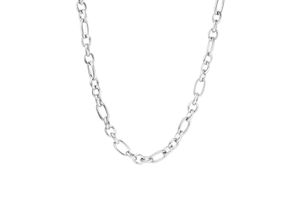 4260644149862 - Collier Schmuck Geschenk Fashion Show Necklace2-FashionShow Halsketten Gr Edelstahl Länge 55 cm silberfarben (edelstahlfarben) Damen