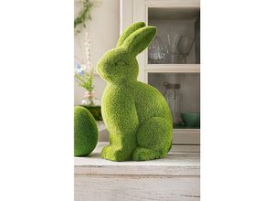 4260644454003 - Dekoleidenschaft - Dekohase Moos in grün 45 cm hoch großer Osterhase Tierfigur Osterdeko