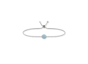 4260645866782 - Silberarmband ENGELSRUFER POWERFUL STONE BLAUER ACHAT ERB-LILGEM-BA Armbänder Gr Silber 925 (Sterlingsilber) bunt (silberfarben blau blau) Damen mit Achat