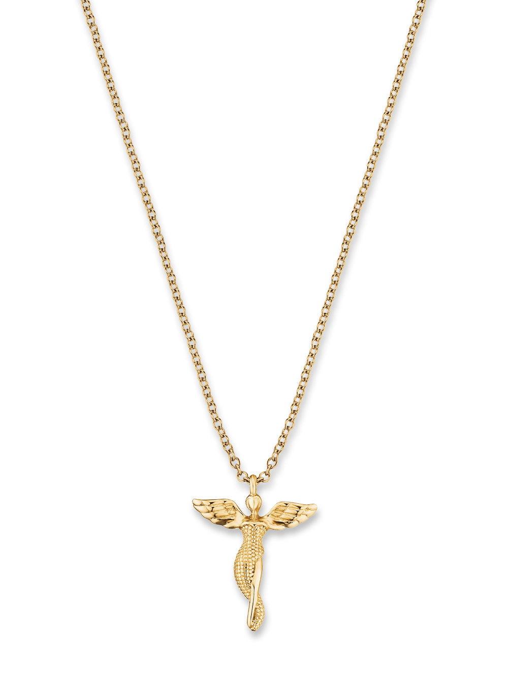 4260645869448 - Kette mit Anhänger ENGELSRUFER Engel ERN-LILANGELE RN-LILANGEL-G ERN-LILANGEL-R Halsketten Gr Silber 925 (Sterlingsilber) Länge 44 cm gelb (gelbgoldfarben) Damen Ketten mit Anhänger