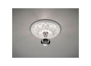 4260647057645 - Trio Leuchten - Bemalbare led Stuckrosette Gipsleuchte in Weiß für Decke 30cm