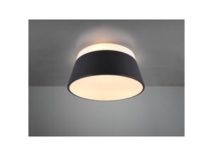 4260647057874 - Leuchten - Große moderne led Deckenleuchte dimmbar mit Metallschirm Anthrazit ø 45cm